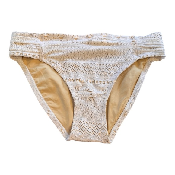 Bleu Rod Beattie Sneak Peek Crochet Side Tab Hipster Bikini Bottom NWOT - Picture 2 of 7